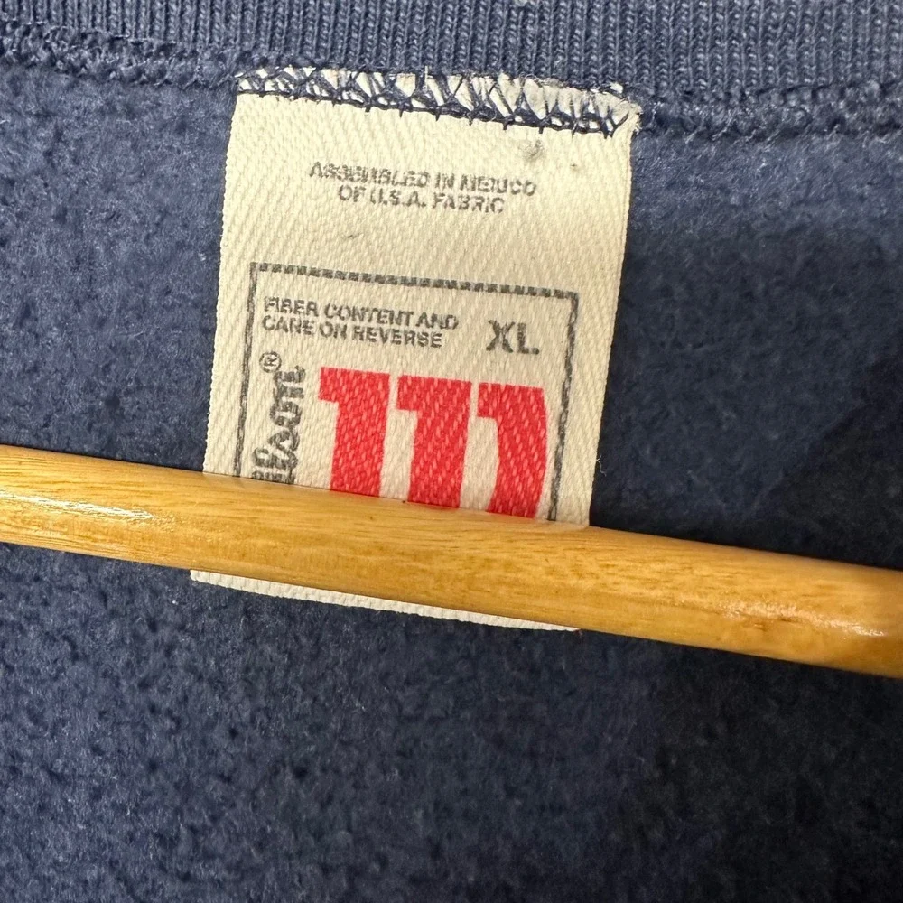 Vintage‎ Wilson Athleticwear Sweatshirt Navy Blue Crew Neck Long Sleeve XL